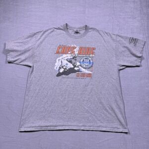 2008 Biker Style Ride Back Again In Maryland‎ Order Of Police Gray T Shirt 2XL